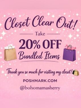 Closet Clear Out! 20% Off Bundled Items - Pink Graphic